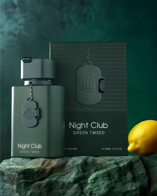 Night Club Green Tweed